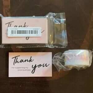 170 piece thank you business cards and stickers